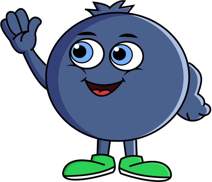 Blue Berry Bliss — Blueberry Cobbler mascot