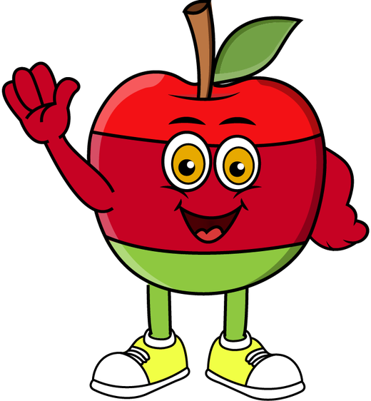 Fanciful Fruitopia — Apple Cobbler mascot