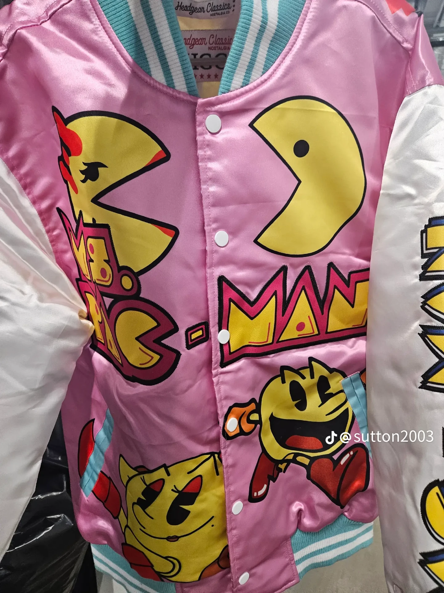 Pac-Man Satin Varsity